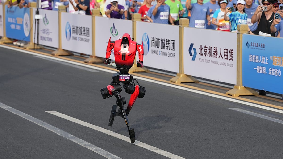 Humanoid Robot Outruns Human Half-Marathon Record in Beijing