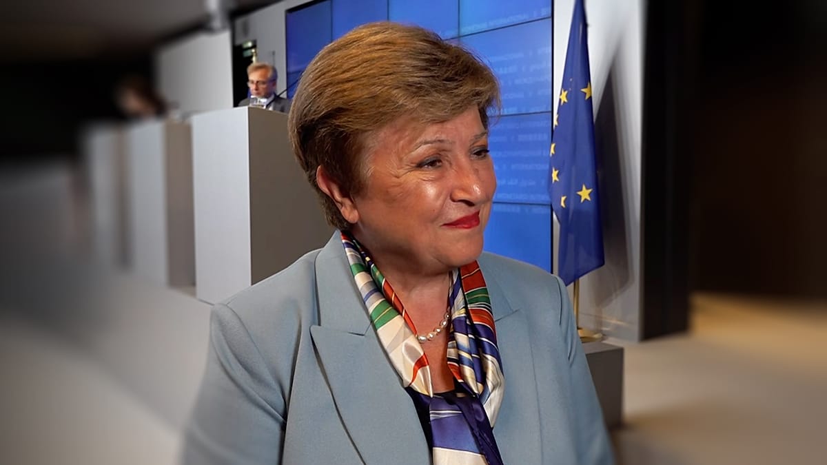 IMF Chief Georgieva Urges EU to Invest Collectively as Growth Outlook Dims