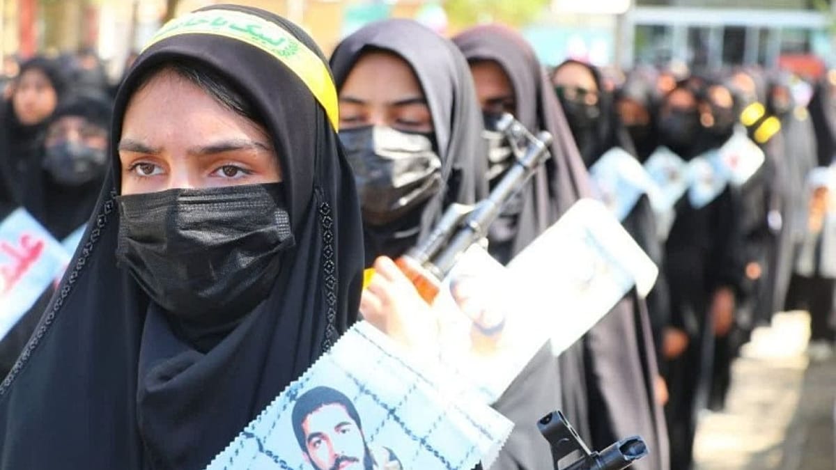 Iran Parades Armed Women Amid AI Video Doubts and Domestic Crisis