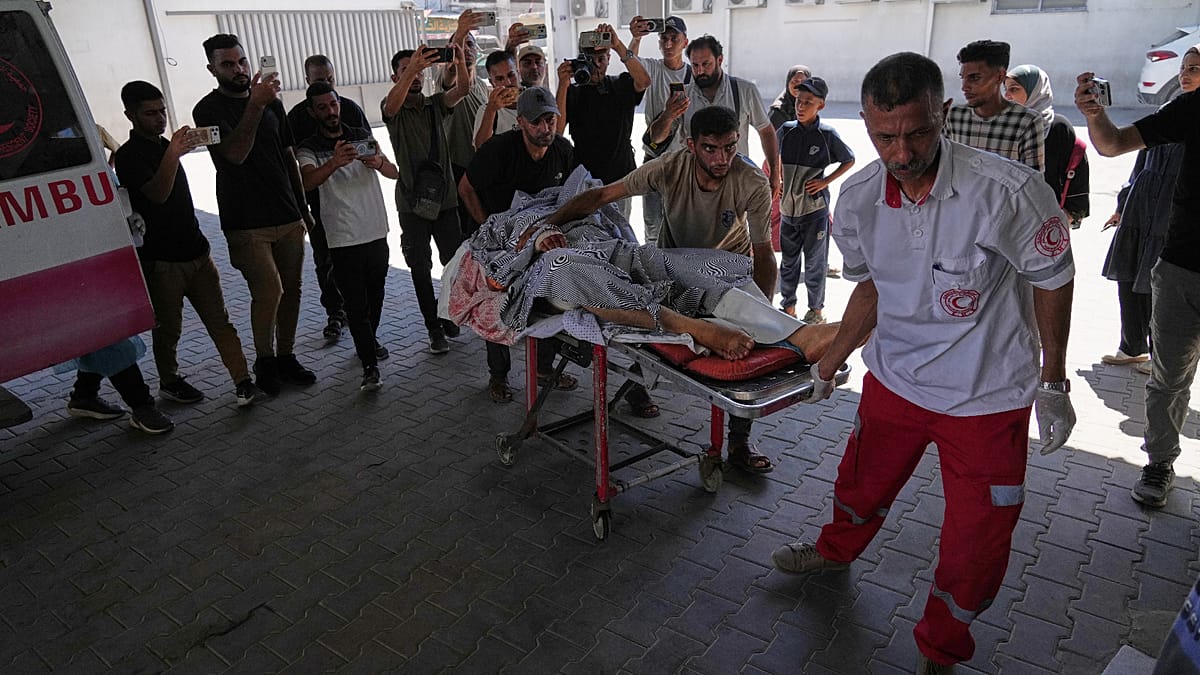 Israeli strikes on Gaza camps kill at least two, destroy tents