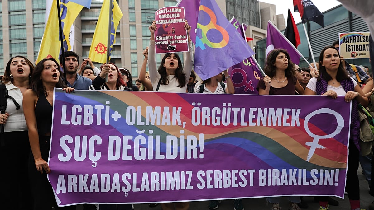 Istanbul police detain over 150 at LGBTQ protest amid crackdown