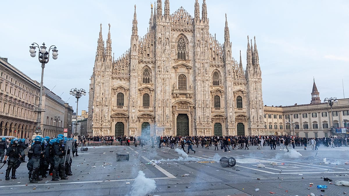 Italian cities see violent cost-of-living protests; dozens detained