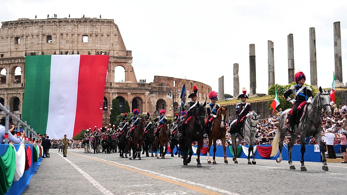Italy Marks 80 Years of Republic with Grand Military Parade in Rome