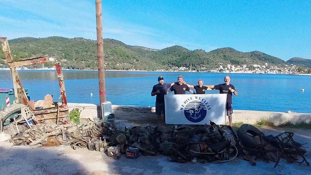 Ithaca's idyllic harbour hides a 13-year cleanup effort beneath the waves