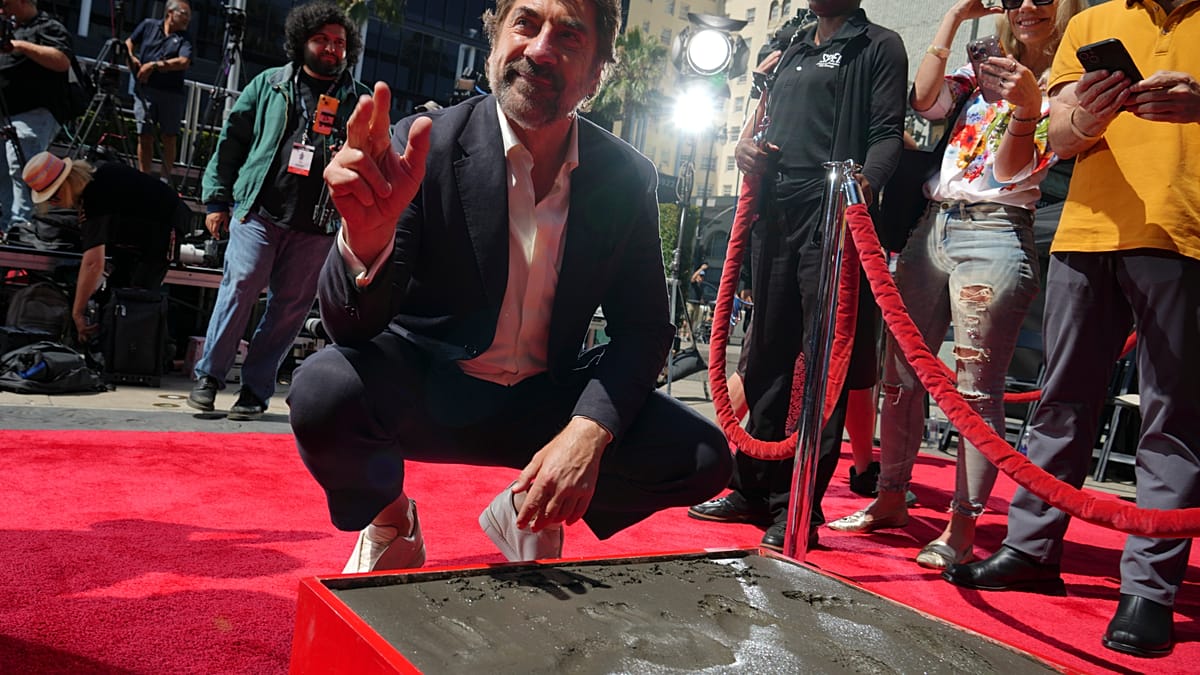Javier Bardem Honoured with Handprint Ceremony at TCL Chinese Theatre