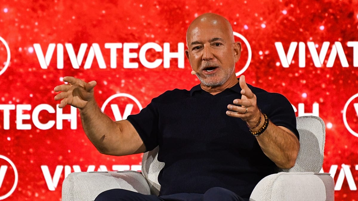Jeff Bezos at VivaTech: Lunar colonization is key to saving Earth