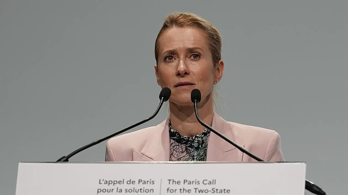 Kallas and Sa'ar Clash Over Alleged Apartheid Remark