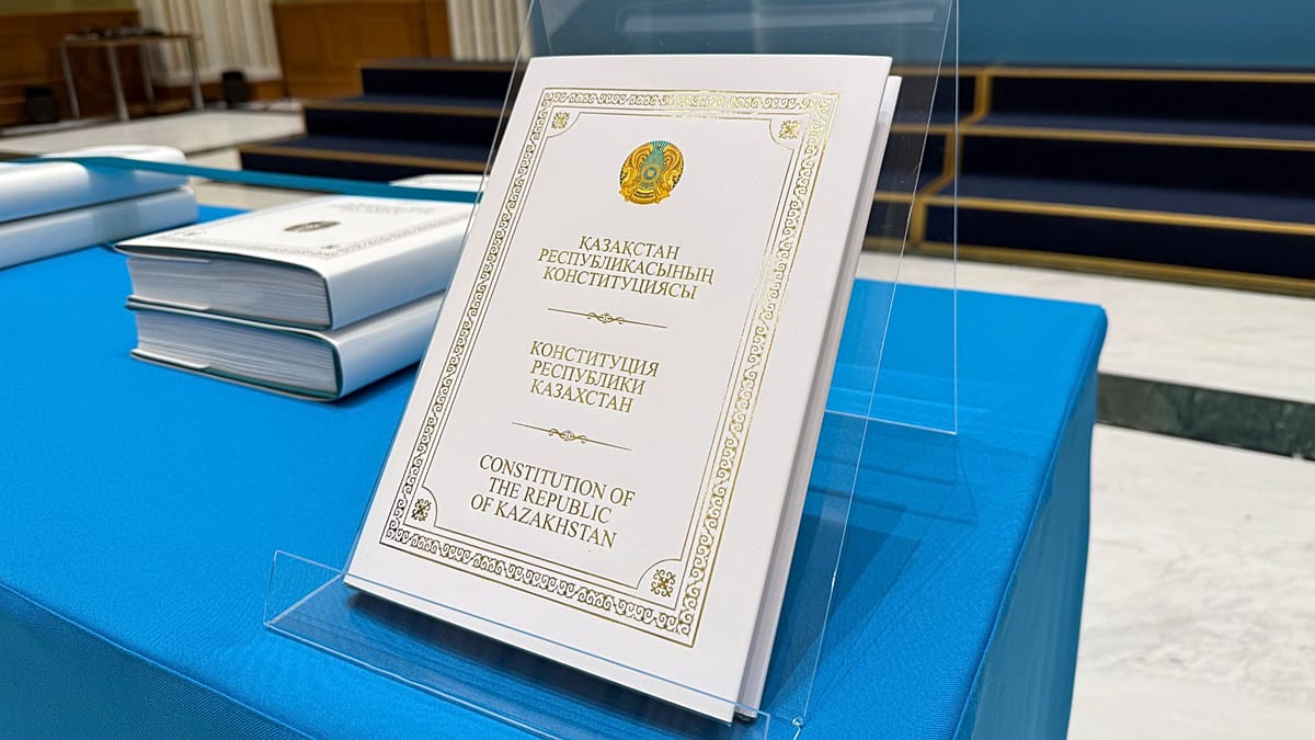 Kazakhstan's New Constitution Takes Effect, Parliamentary Elections Set for August 23