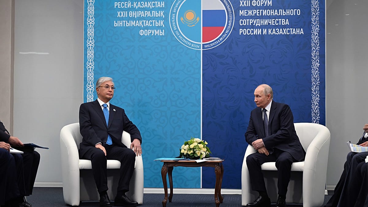 Kazakhstan's Tokayev urges Putin to freeze Ukraine war; Kyiv welcomes call