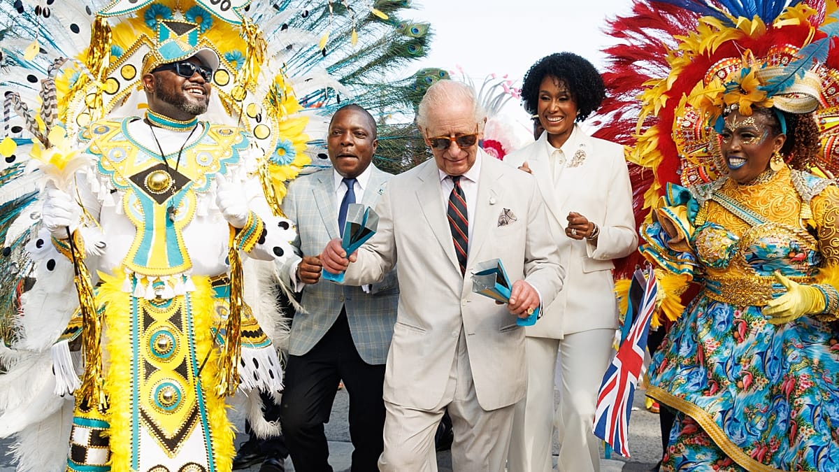 King Charles dances in Bahamas during first Caribbean tour as monarch