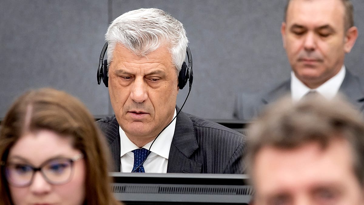 Kosovo's ex-president Thaçi convicted of war crimes by Hague tribunal