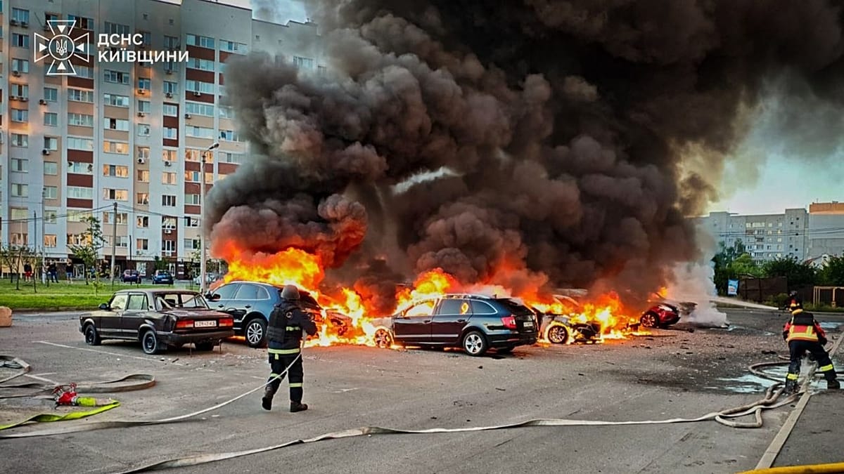 Kyiv endures second day of relentless drone attacks as alerts disrupt life