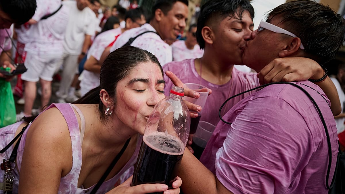 La Rioja Wine Battle: Thousands Drench in Tradition at Haro Festival