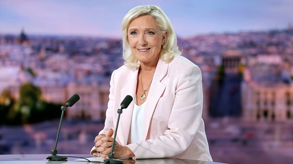 Le Pen challenges Zelenskyy to debate as she vows to cut Ukraine aid