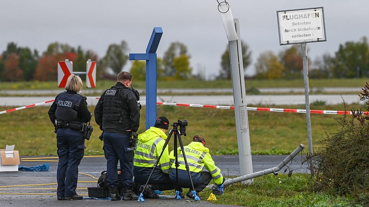 Leipzig airport fence incident: two men surrender to police