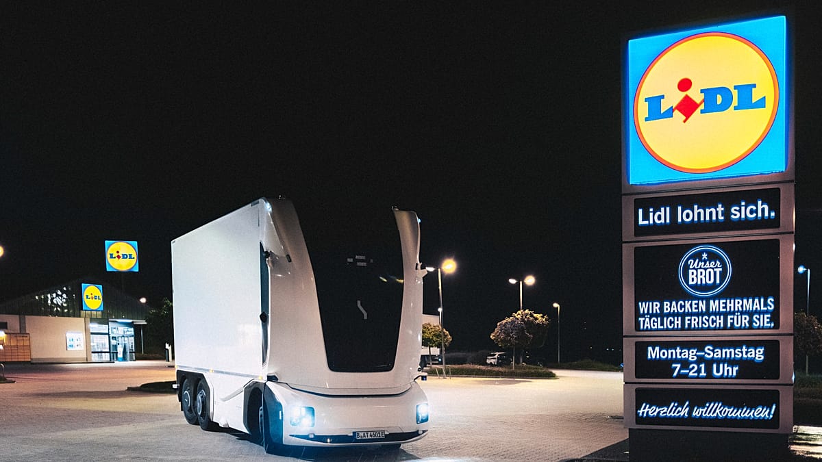 Lidl launches driverless electric truck on German roads
