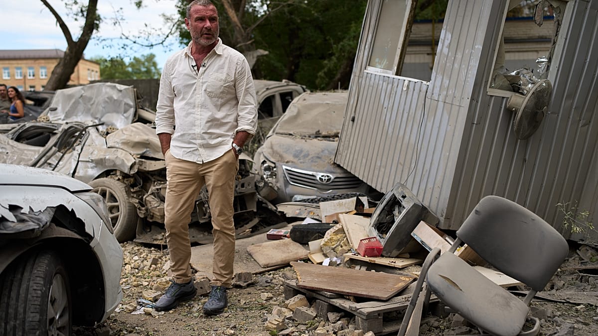 Liev Schreiber urges renewed Patriot support after Kyiv air raid