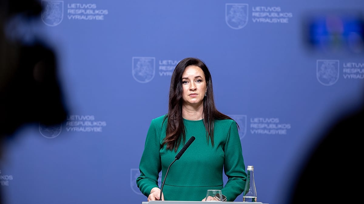 Lithuanian PM Inga Ruginienė Resigns After Ten Months in Office