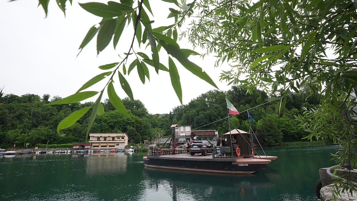 Lombardy's 500-Year-Old Leonardo Ferry Returns to Daily Service