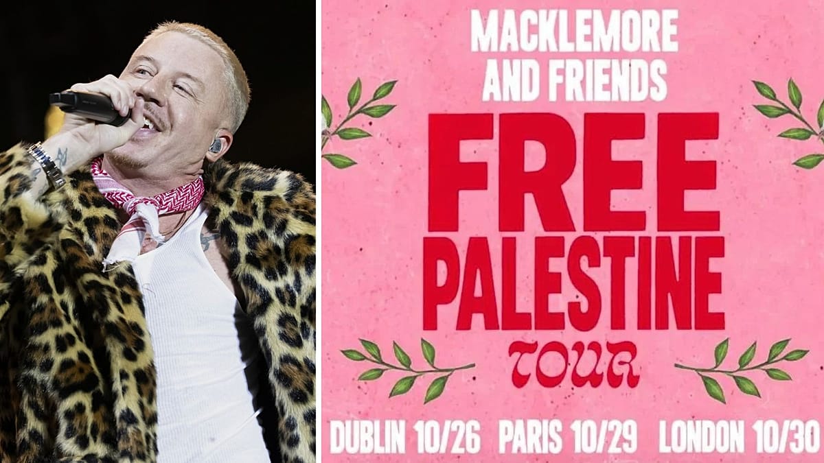 Macklemore launches Free Palestine tour in Dublin with solidarity call