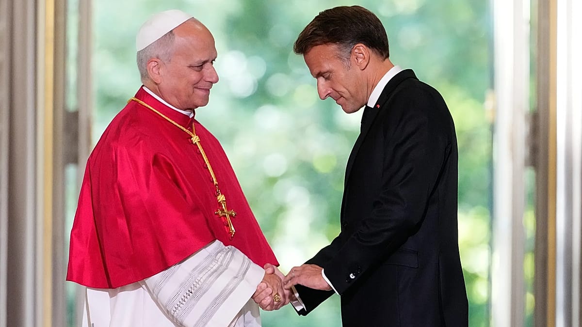Macron adjusts plans to join Pope Leo XIV's closing mass in Metz