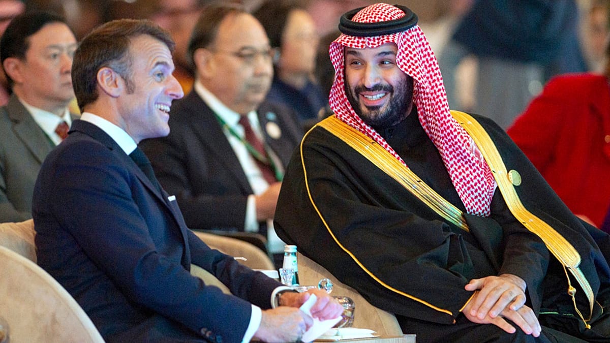 Macron rolls out red carpet for Saudi crown prince in Paris