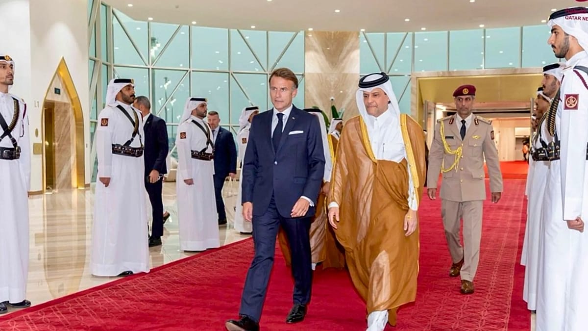 Macron's Qatar visit seeks energy deals amid domestic unrest