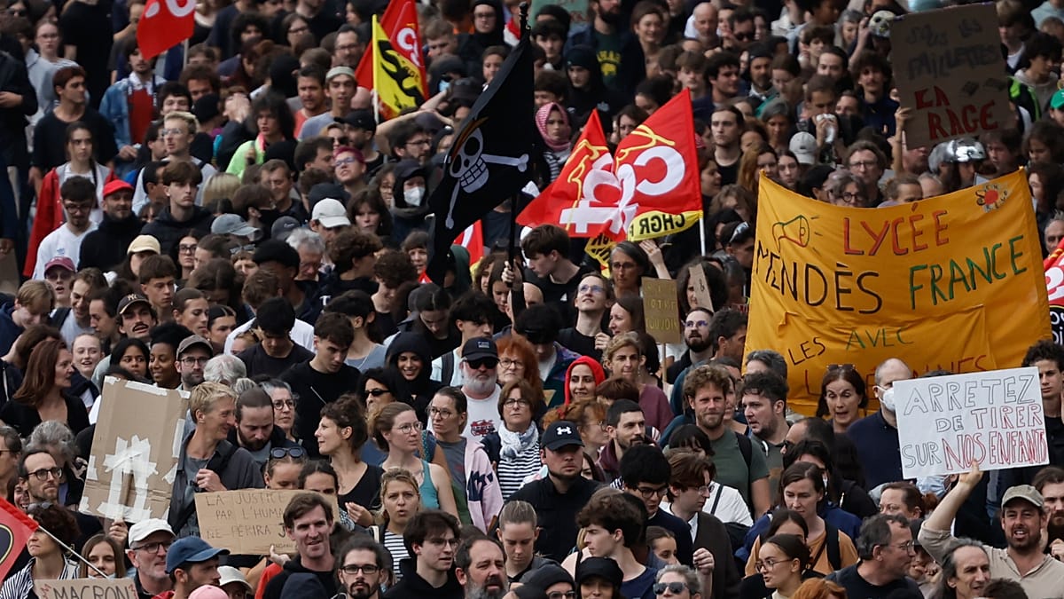 Macron says student anger is being exploited as France braces for Saturday protests