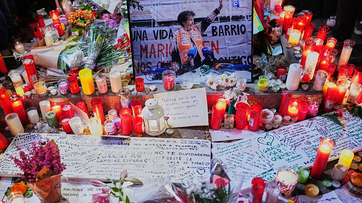 Madrid mourns evicted pensioner Maricarmen Abascal as housing protests swell