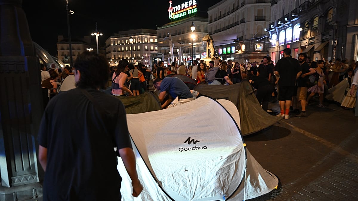 Madrid's Puerta del Sol encampment puts Spain's housing crisis at the heart of politics