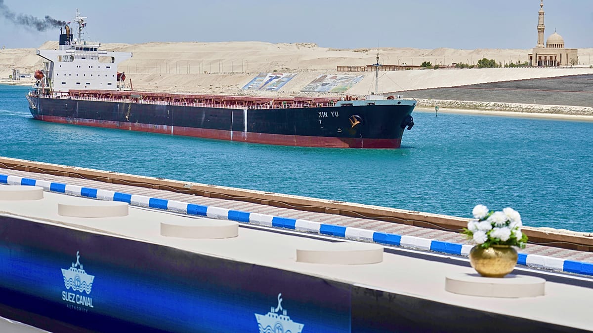 Maersk and Hapag-Lloyd shift another Asia-Europe service back to Suez