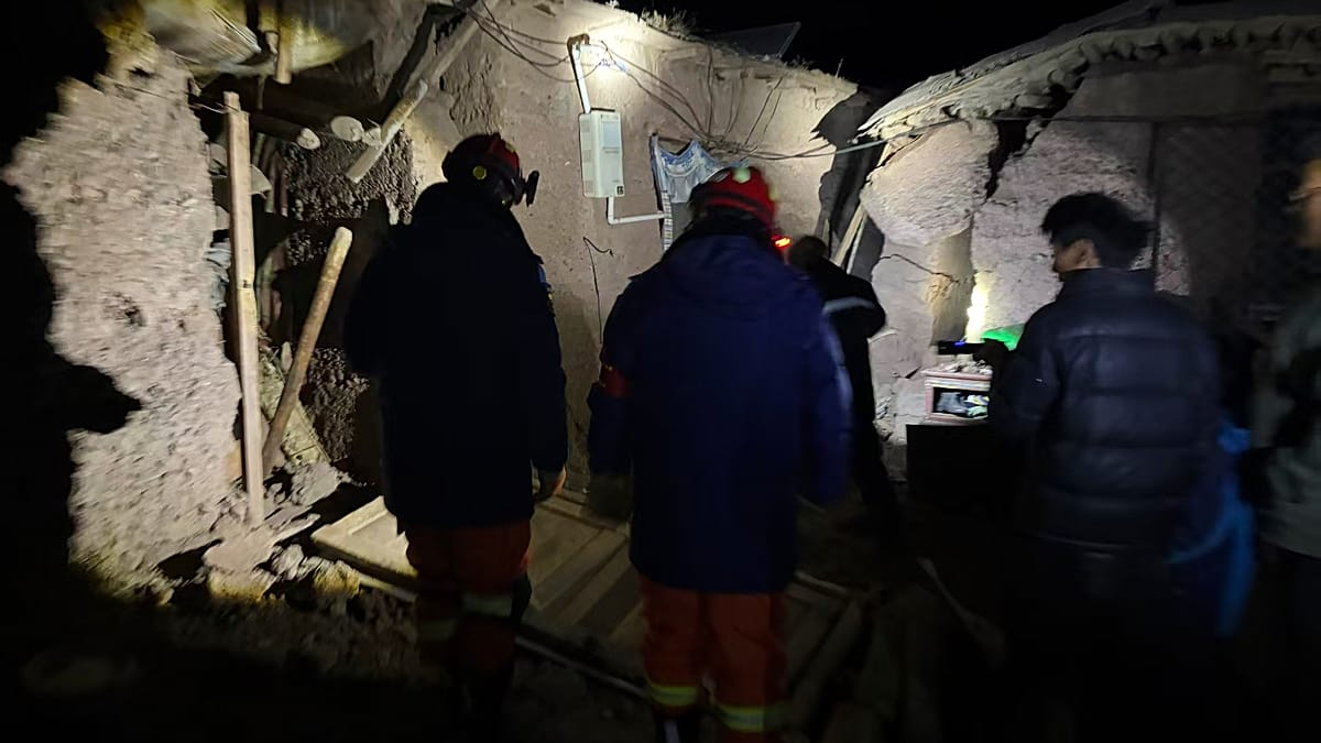 Magnitude 7 quake in Tibet kills 16, topples hundreds of homes
