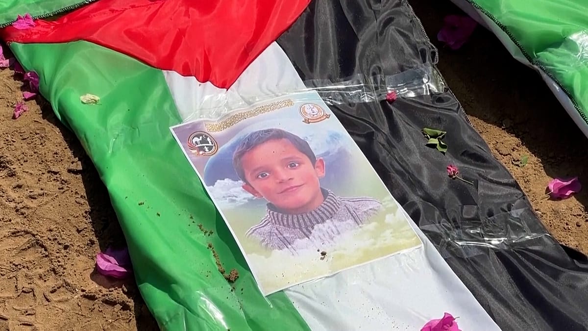Mass funeral in Gaza for 112 victims of 2023 air strike