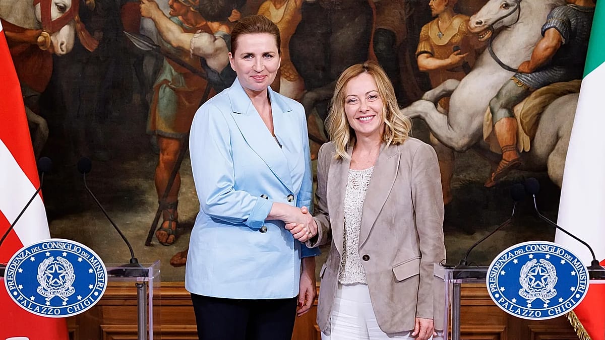 Meloni and Frederiksen unite against uncontrolled migration