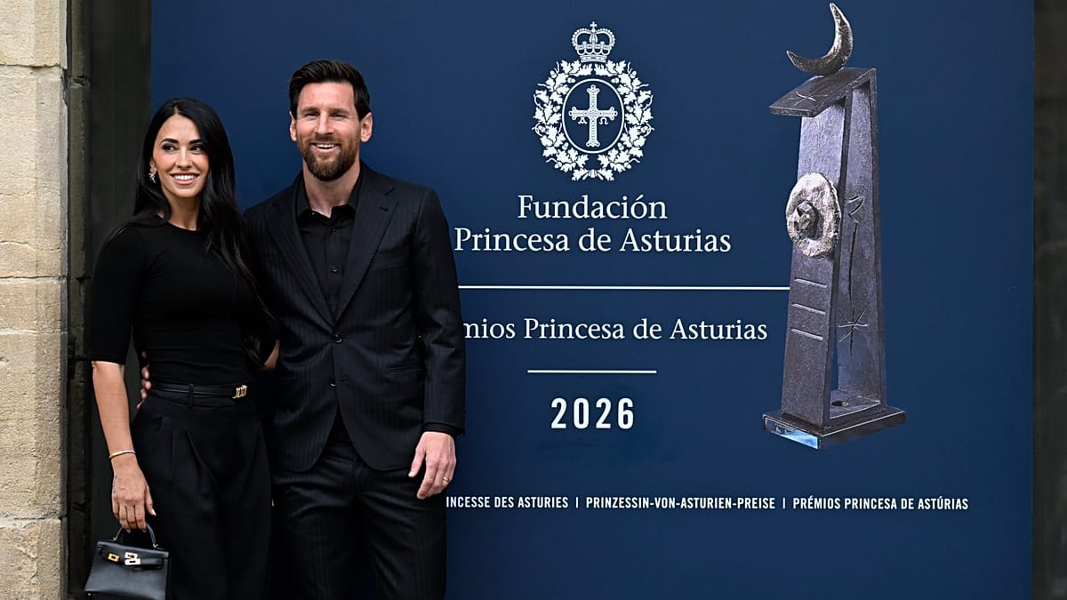 Messi's Oviedo arrival ignites fan frenzy ahead of Princess of Asturias award