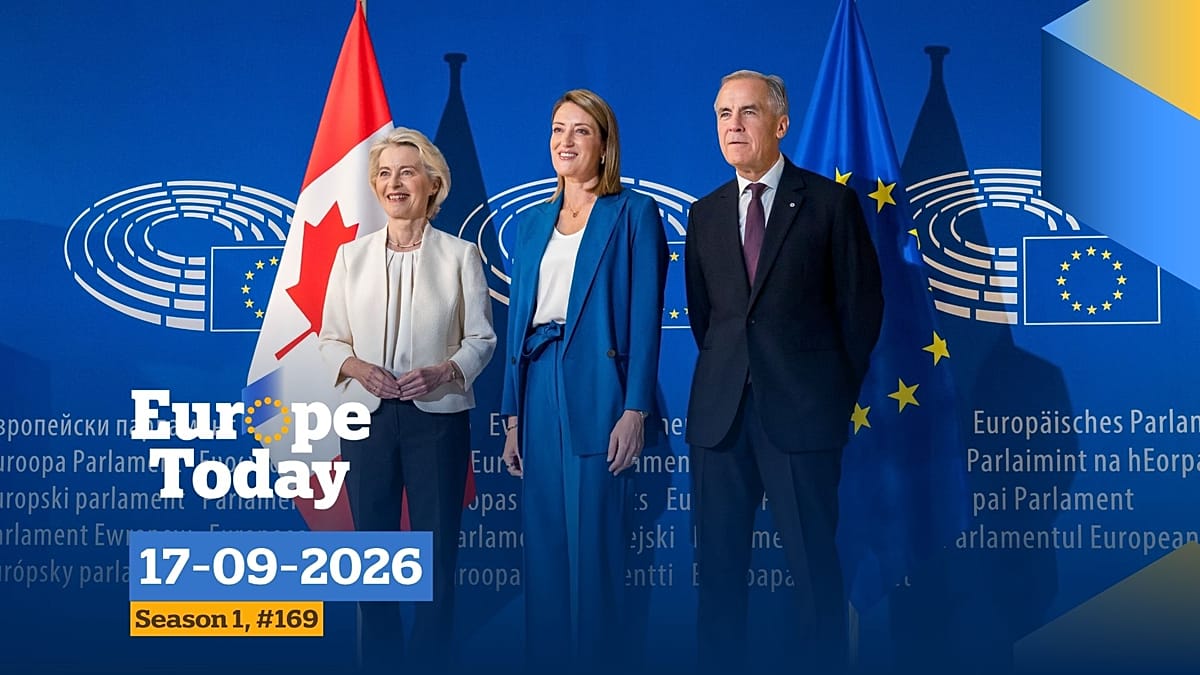 Metsola defends Canada plan as Carney addresses EU Parliament