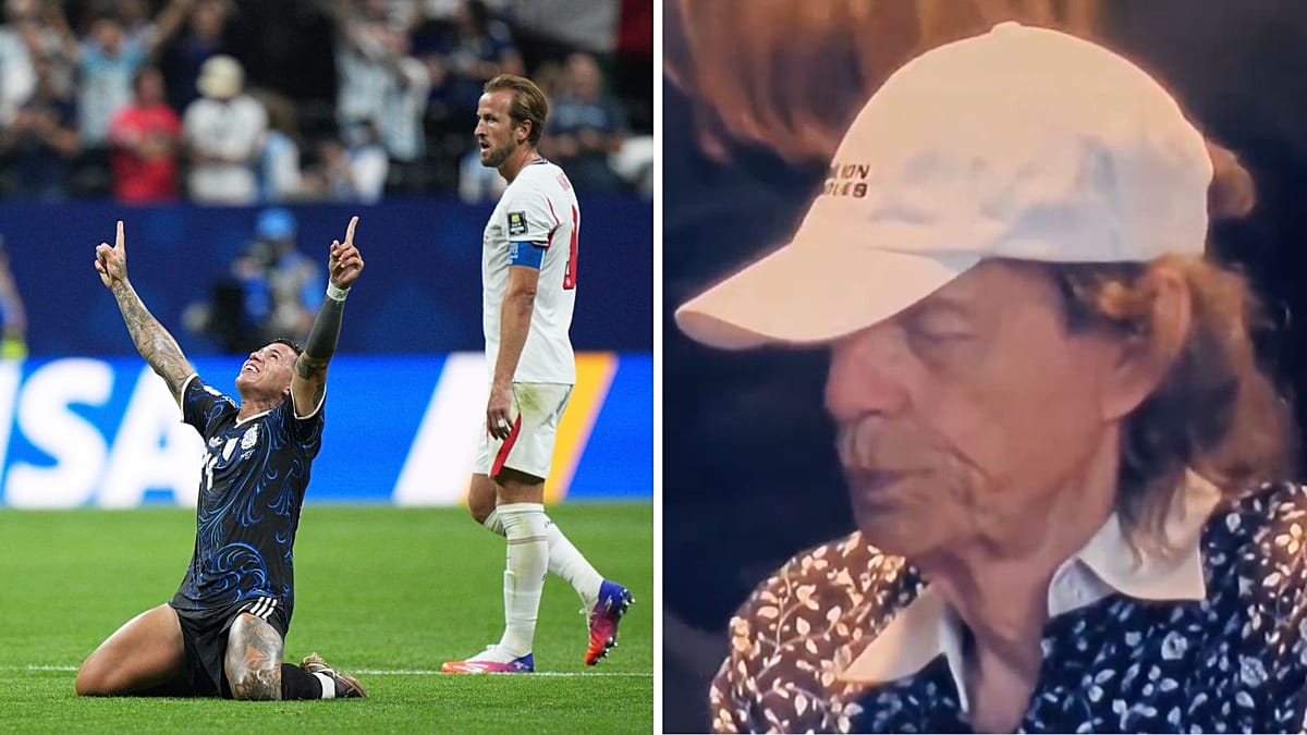 Mick Jagger's Disappointed Reaction to England's World Cup Loss Becomes Meme
