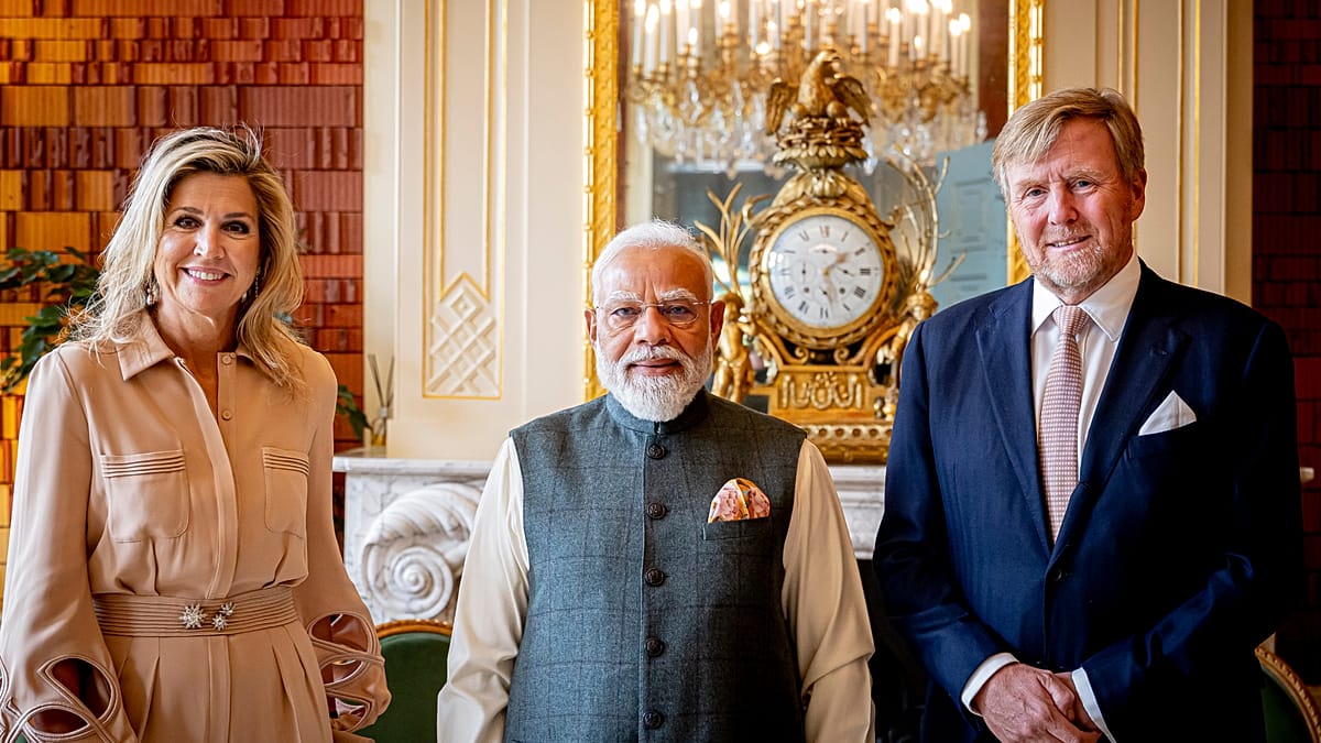 Modi's European Tour Opens with Dutch Royal Meeting, Eyes Trade and Tech Deals
