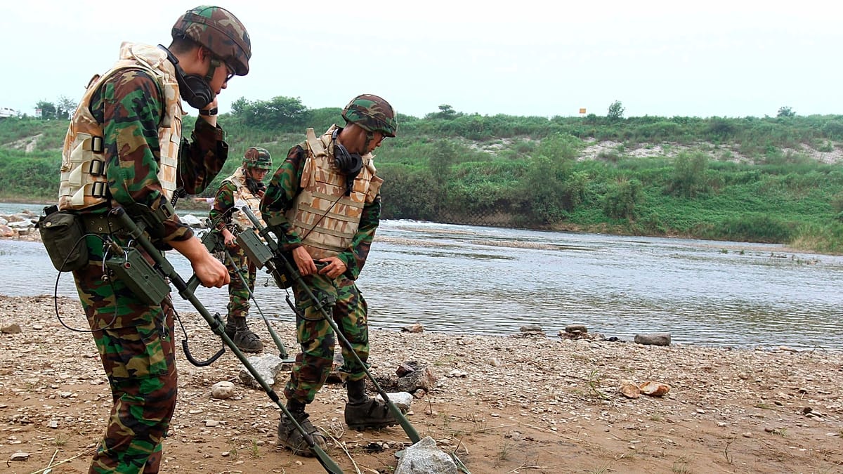 Monsoon floods wash North Korean landmines into South Korean coastal areas