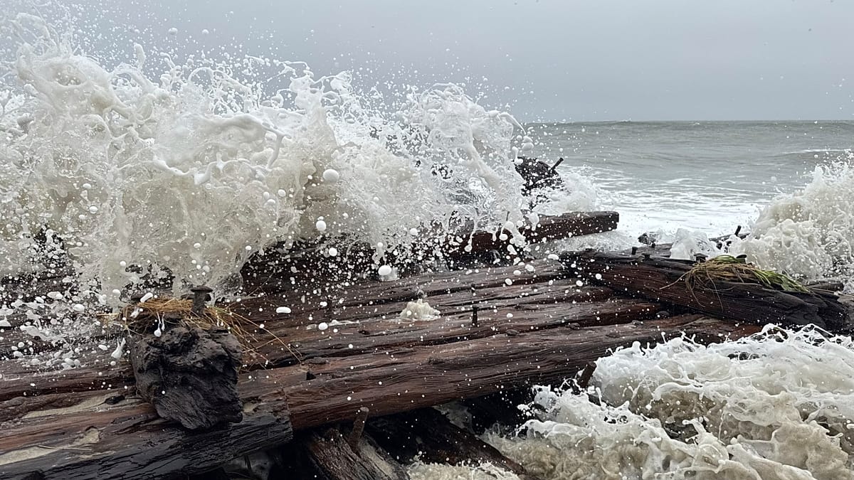 Nantucket storm reveals 19th-century shipwreck on Massachusetts beach