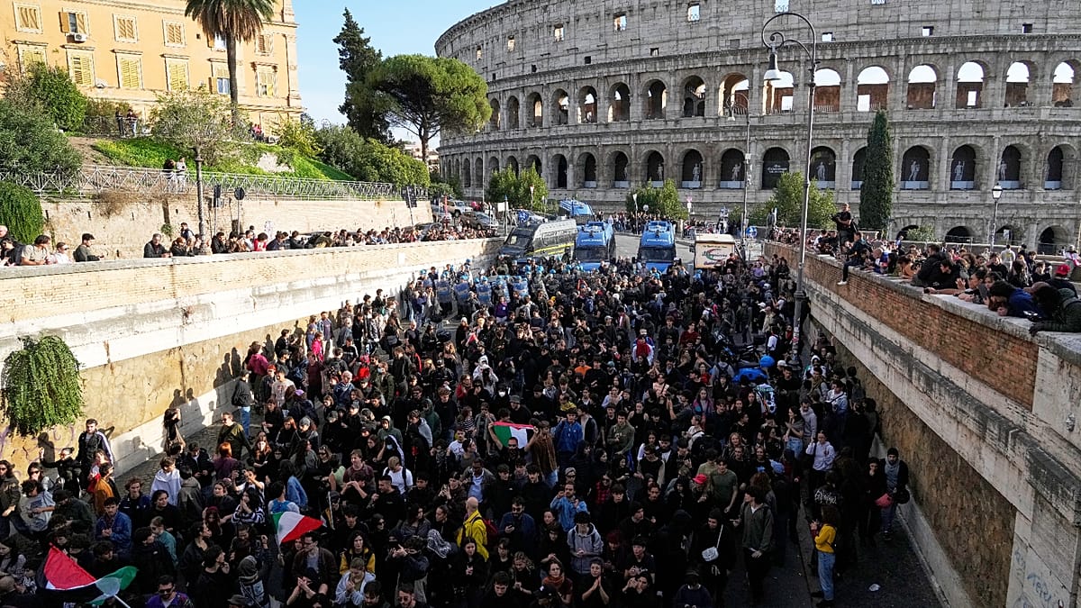 Nationwide Italian protests over living costs turn tense in several cities