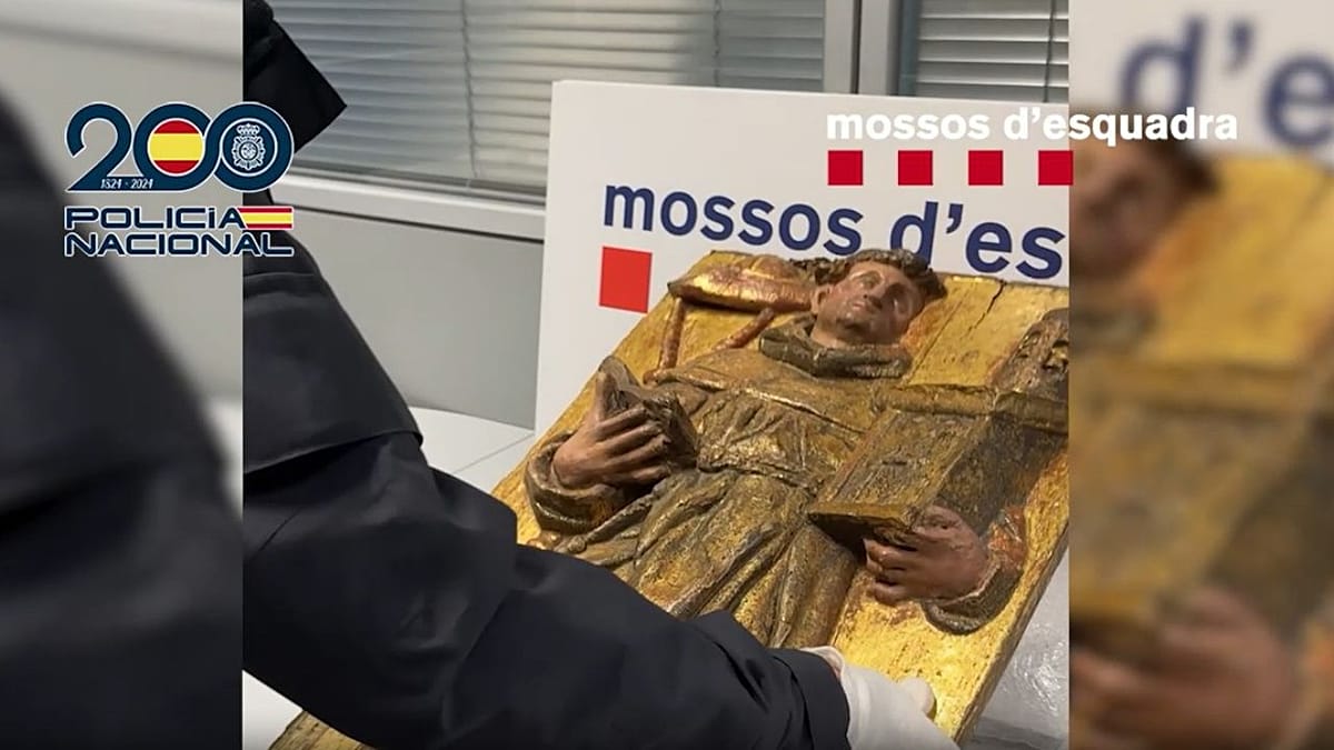 Navarre monastery recovers altarpiece stolen in 2010 art theft