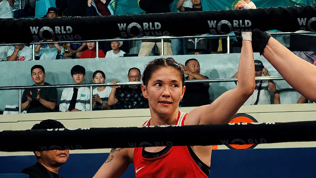 Nazym Kyzaibay: Kazakhstan's trailblazing female boxing champion