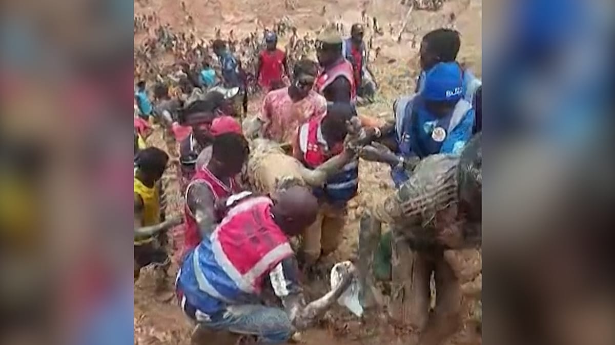 New footage shows deadly landslide engulfing CAR gold miners