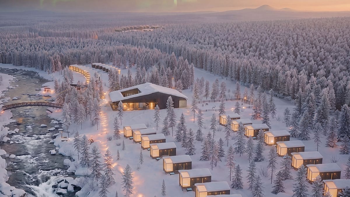 New winter stays in Finnish Lapland: glass igloos, sky villas and more