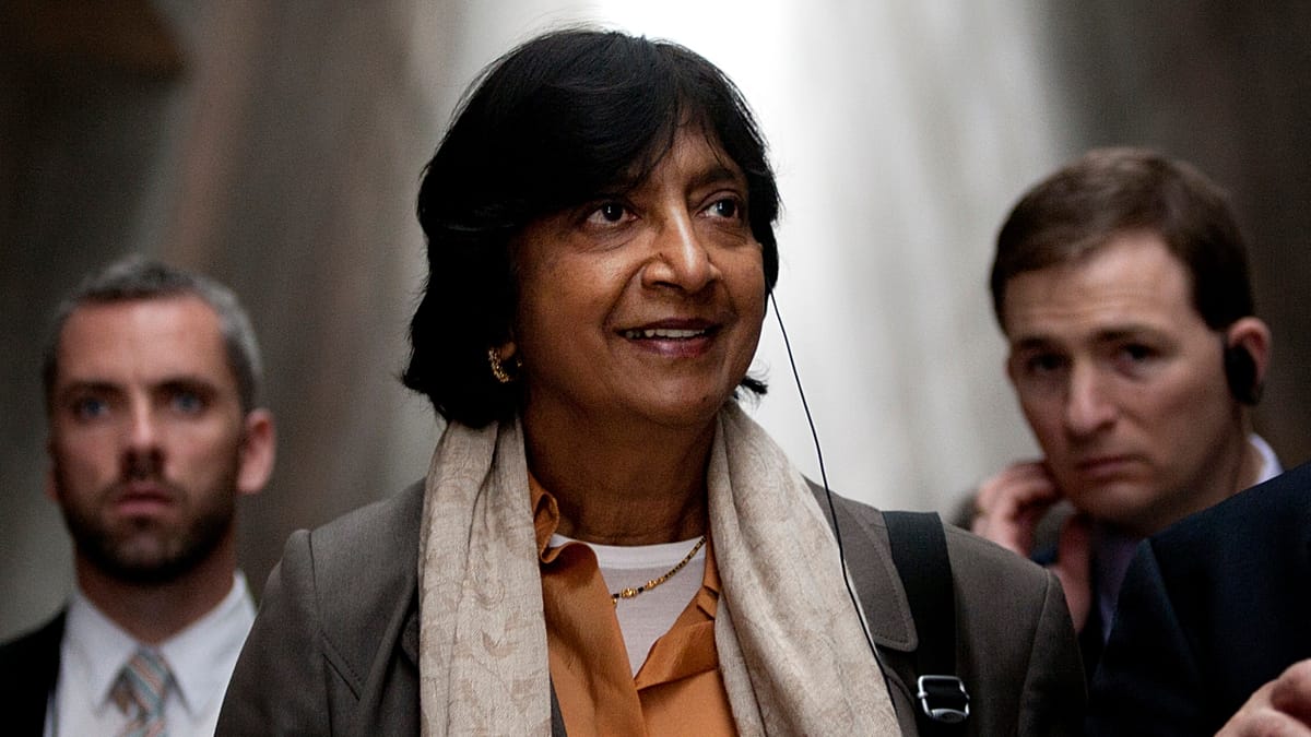 Nobel Peace Prize winner Navi Pillay's first reaction: 'I still want to verify this'