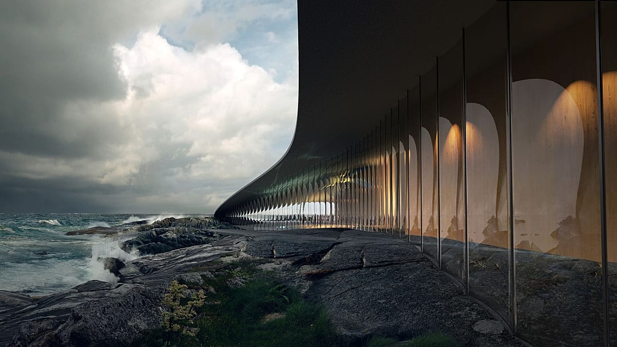Norway's Arctic whale museum with public rooftop opens in Andenes in 2027