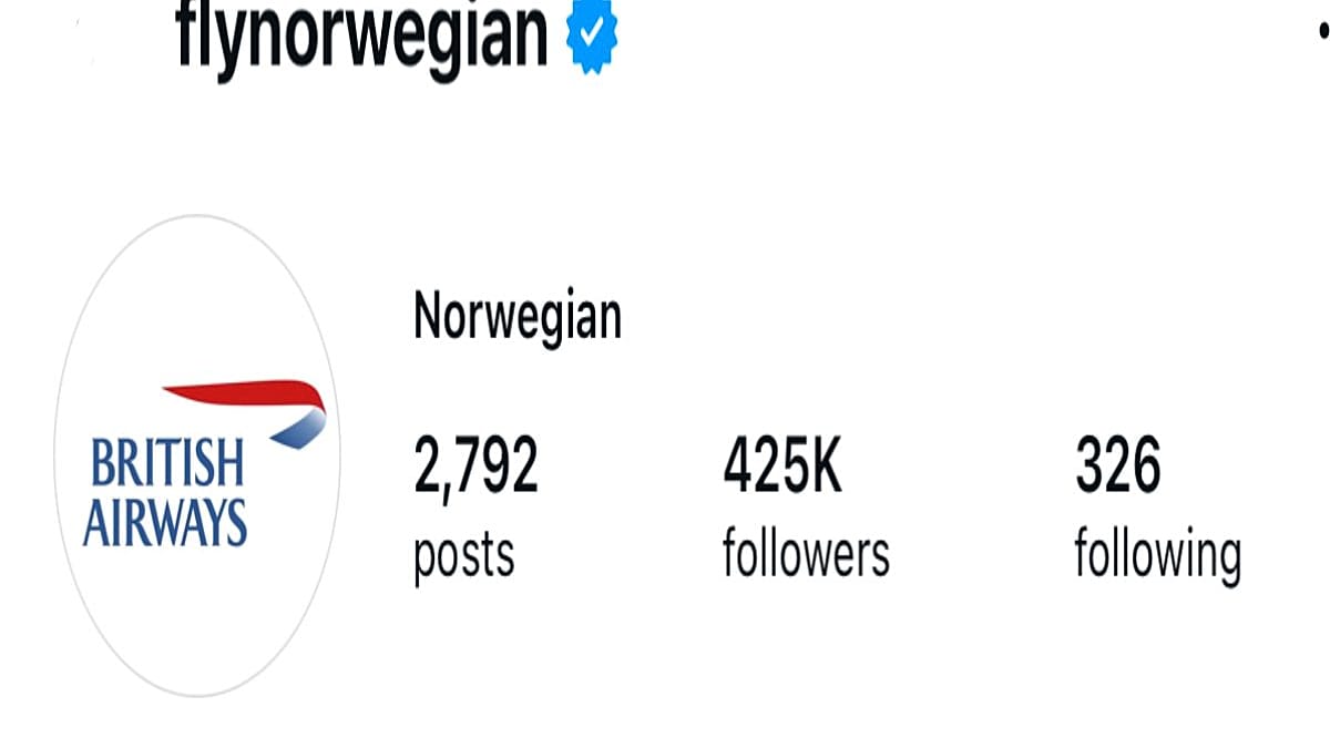 Norwegian Air Temporarily Adopts British Airways Logo After World Cup Bet Loss