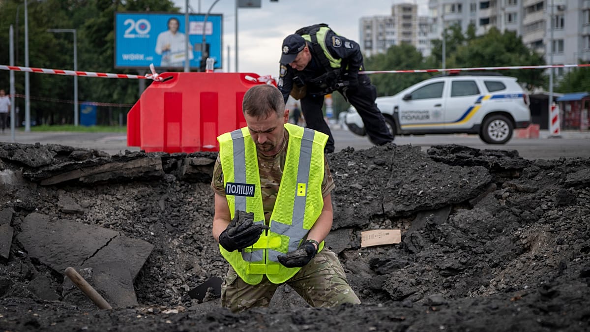 Overnight Russian Ballistic Missiles and Drones Hit Kyiv, Injuring 10 Including a Child