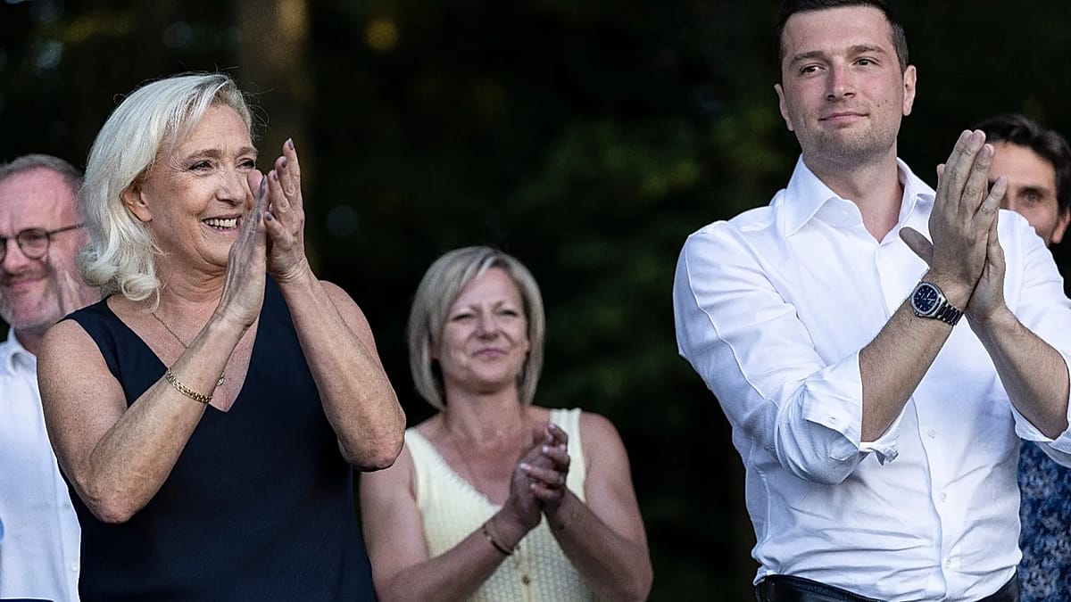 Paris Court Ruling Could End Marine Le Pen's Presidential Hopes, Boost Bardella